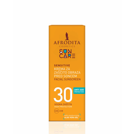 Afrodita SUN CARE Sensitive Napozókrém F30